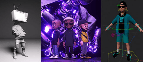 Personajes en 3D